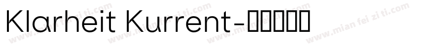 Klarheit Kurrent字体转换